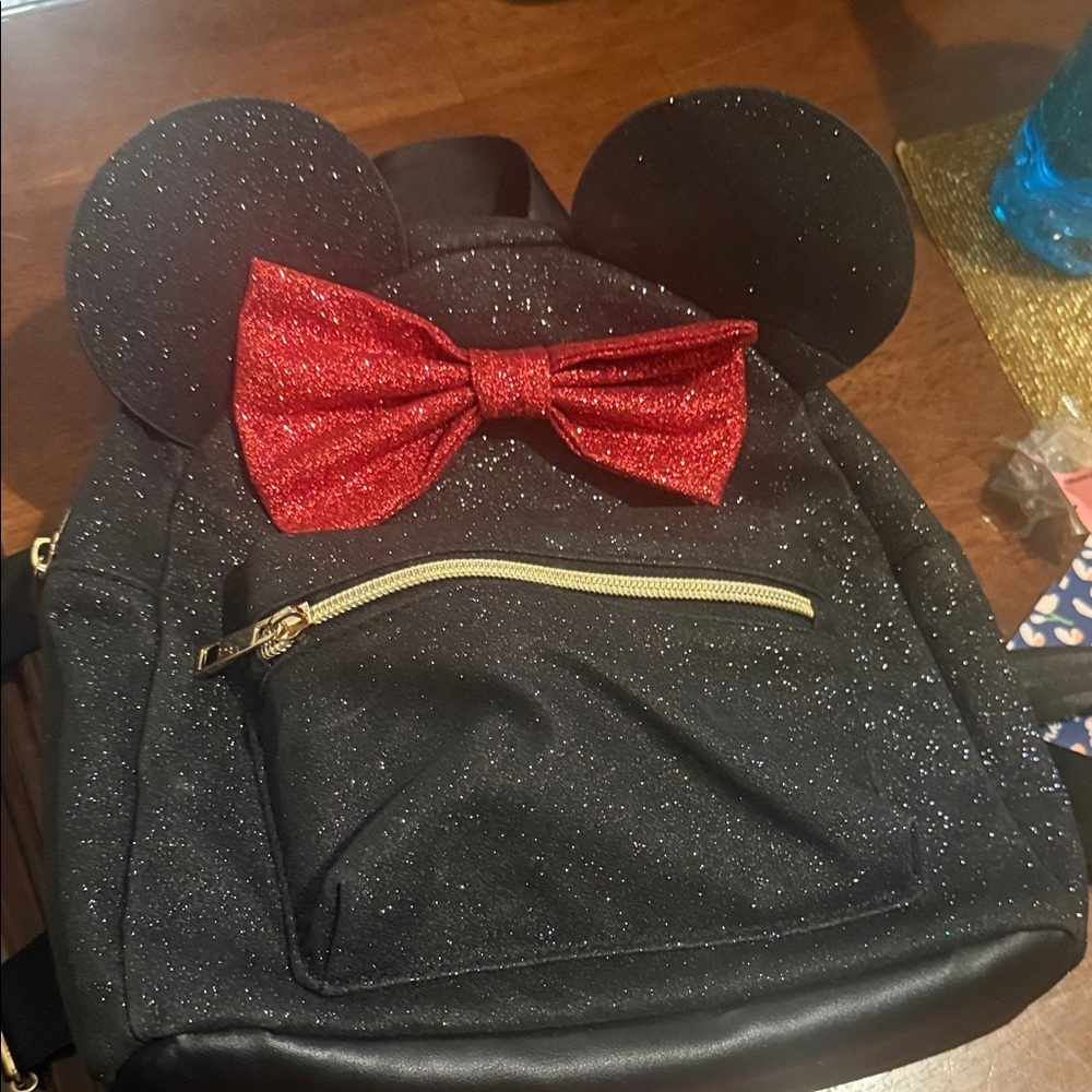 Minnie Mouse Bow Mini Backpack with Ears - Picture 6 of 7